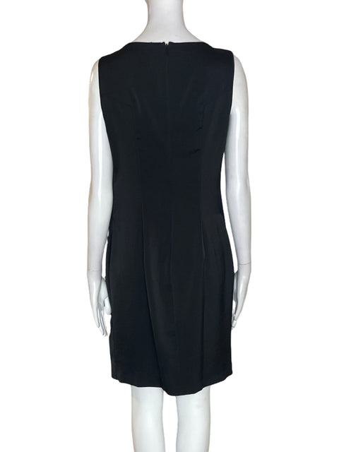 Vestido Hugo Boss Liso Sin mangas Negro - Talla S