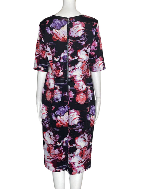 Vestido Vince Camuto Estampado Manga corta Rosado - Talla 2
