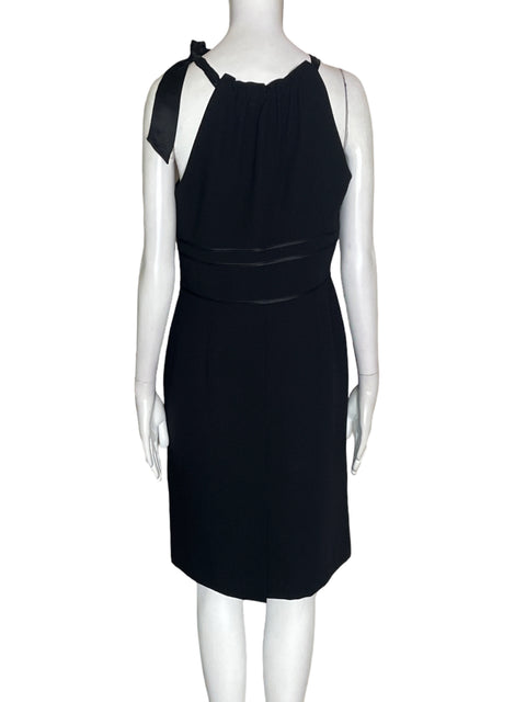 Vestido Ann Taylor Liso Tiras Negro - Talla 6