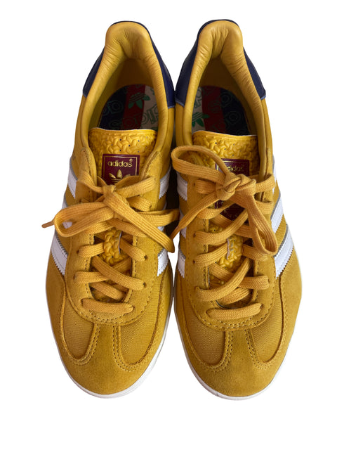 Zapatilla Adidas Gazelle Cordones Amarillo - Talla 36.5