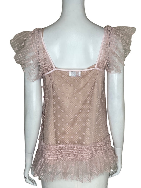 Blusa Red Valentino Mangas mariposa Rosado - Talla 44