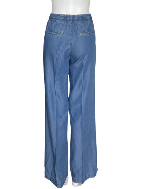 Pantalón Esprit Wide leg Elastico Azul - Talla 6