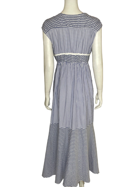 Vestido Stella & Amelia Estampado Rayas Azul - Talla S