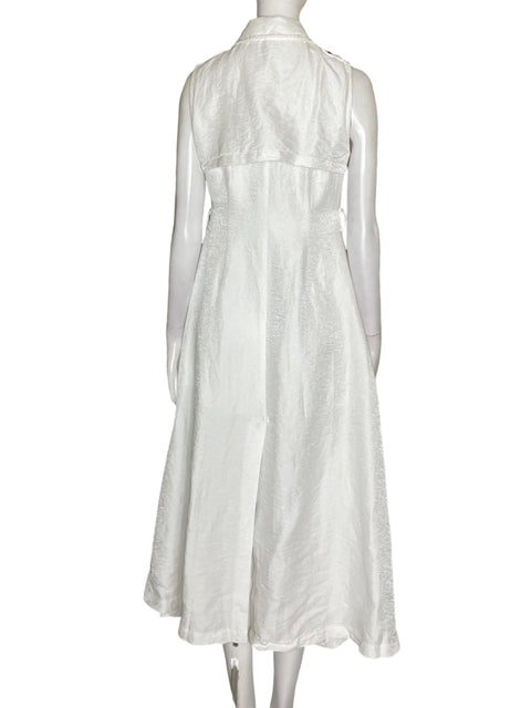 Vestido The Clothing Company Botones Maxi Blanco - Talla S