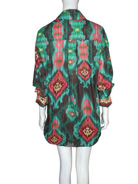 Conjunto Cq By Cq Midi Estampado Verde - Talla S