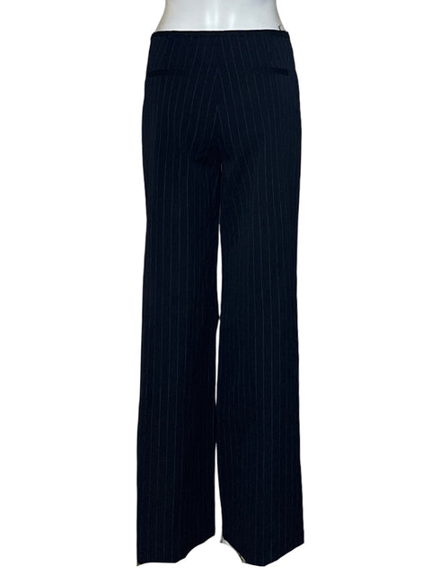 Pantalón Massimo Dutti Sastrero Rayas Azul - Talla 2