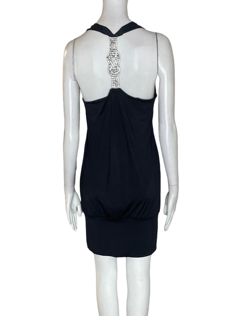 Vestido Maille Demoicelle Mini Sin mangas Negro - Talla S