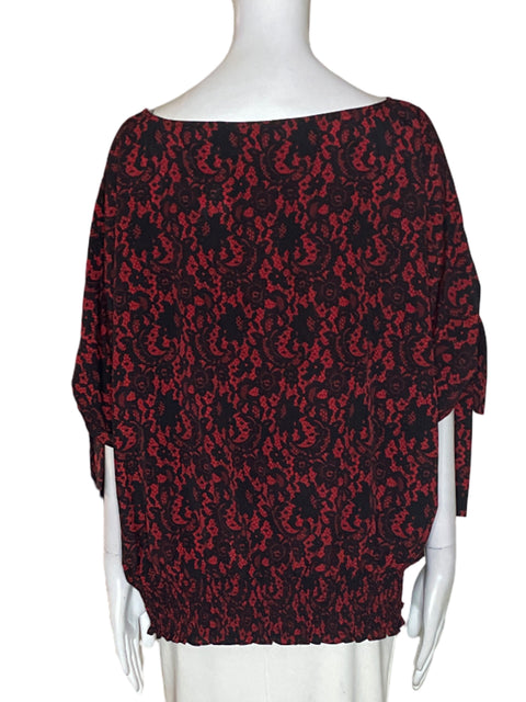 Blusa Michael Kors Estampado Manga corta Rojo - Talla XXL