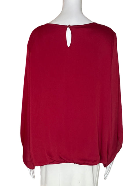 Blusa I.n. Studio Liso Cuello redondo Rojo - Talla XXL