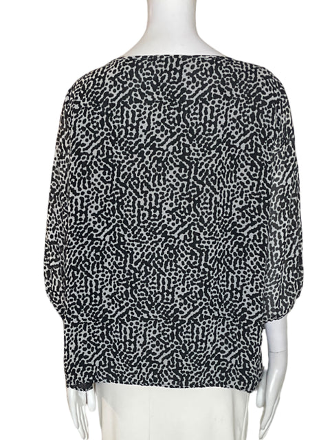 Blusa Vince Camuto Estampado Cuello redondo Negro - Talla XXL