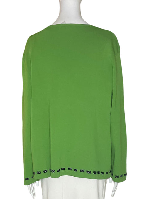 Conjunto Dressbern Blusa/abrigo Manga larga Verde - Talla XL