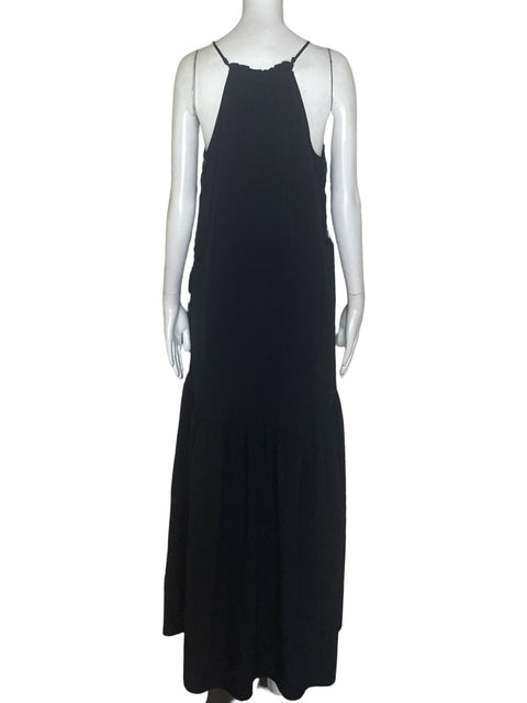 Vestido Meghan Sin mangas Floral Negro - Talla S