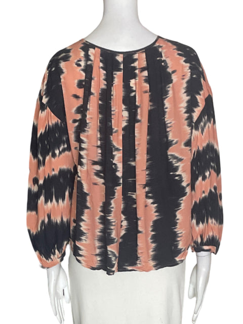 Blusa Coreylyn Calter Estampado Manga larga Rosado - Talla M