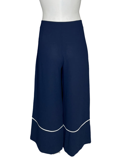 Pantalón Zara Wide-leg Azul - Talla M