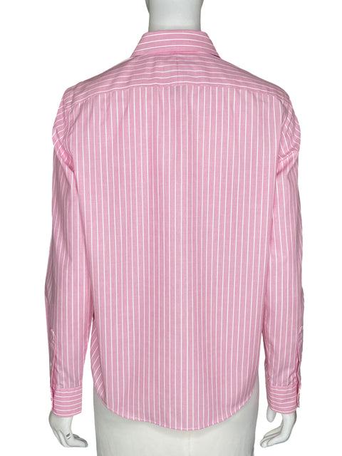 Camisa Ralph Lauren de Algodón Rayas Rosado - Talla S