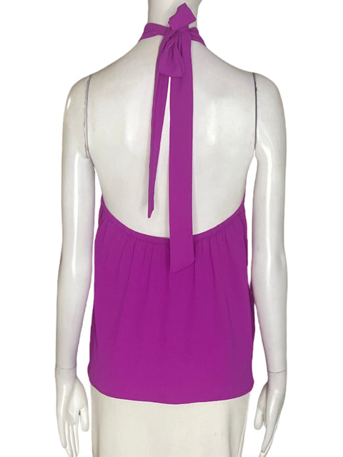Blusa Tyche Liso Halter Rosado - Talla S