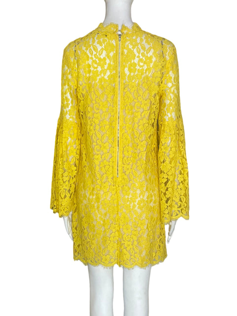 Vestido Endless Rose Tejido Midi Amarillo - Talla S