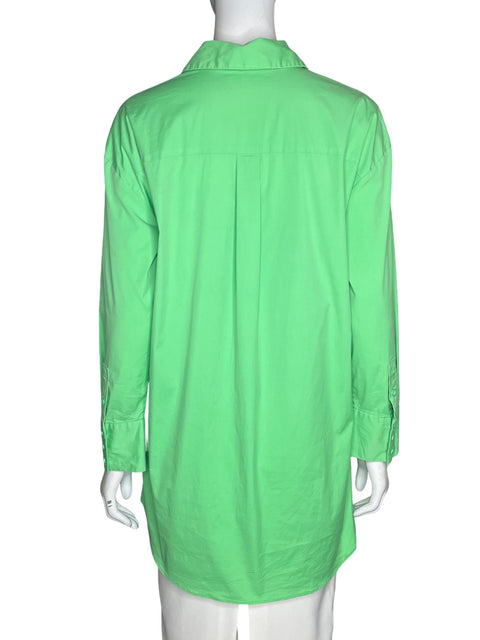 Vestido Alice + Olivia de Algodón Manga larga Verde - Talla M