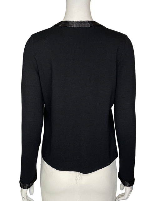 Blusa Liz Claiborne Collection de Seda 2 piezas Negro - Talla S