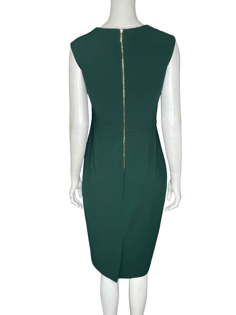Vestido Calvin Klein Midi Recto Verde - Talla 6