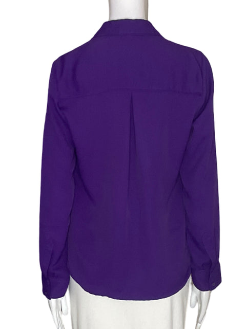 Blusa Express Manga larga Liso Morado - Talla S