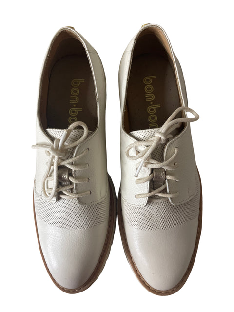Zapato Bon Bonite Punta cerrada Suela Blanco - Talla 37