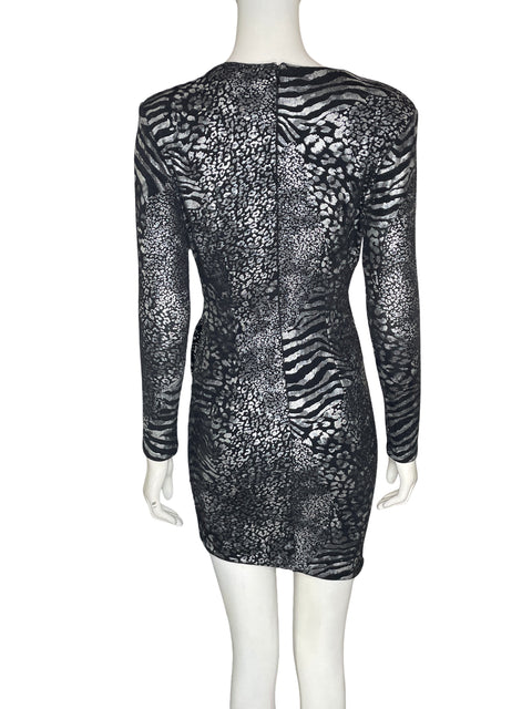 Vestido Aqua Luxe Animal print Gris - Talla 0