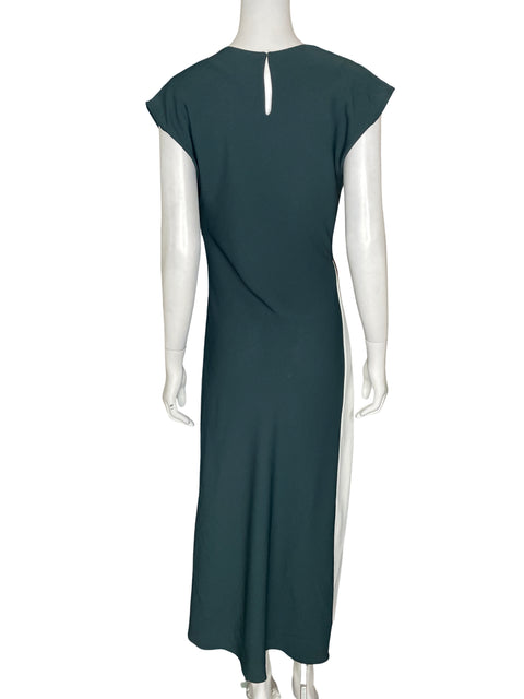 Vestido Zara Asimétrico Verde - Talla S