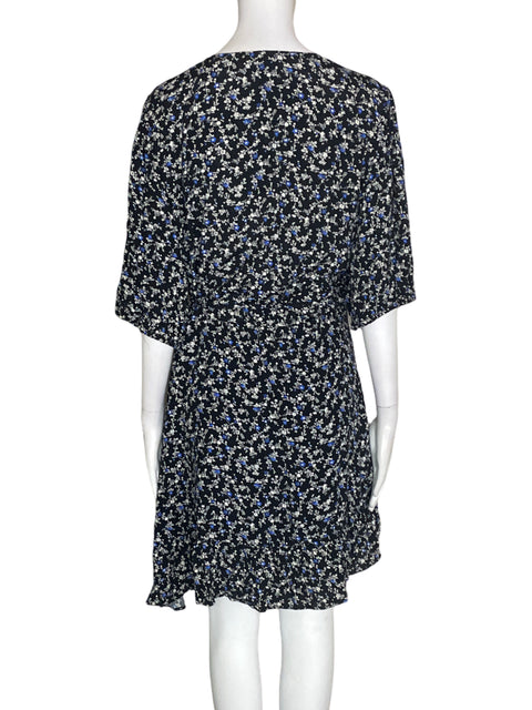 Vestido Gap Cruzado Midi Azul - Talla XL