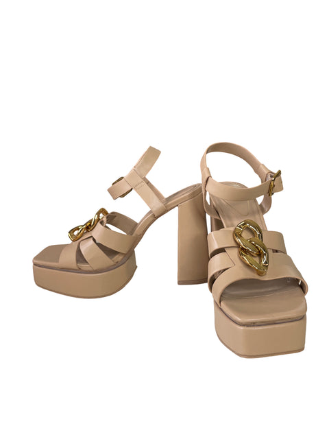 Zapato Zara Tacón alto Beige - Talla 36