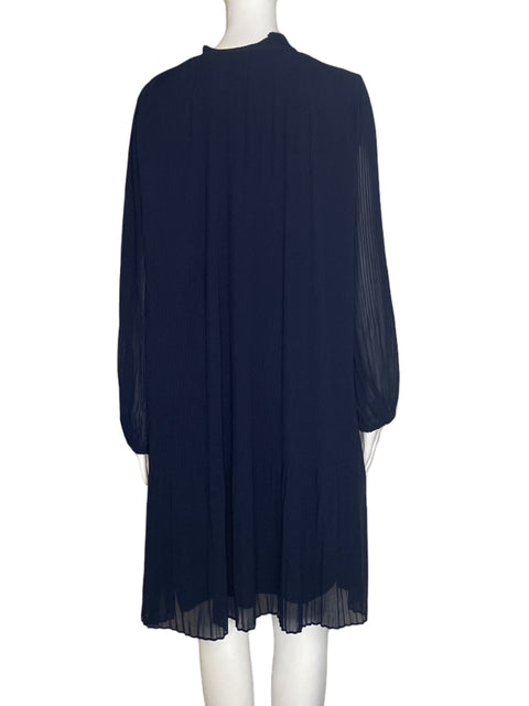 Vestido Dkny Manga larga Midi Negro - Talla 16