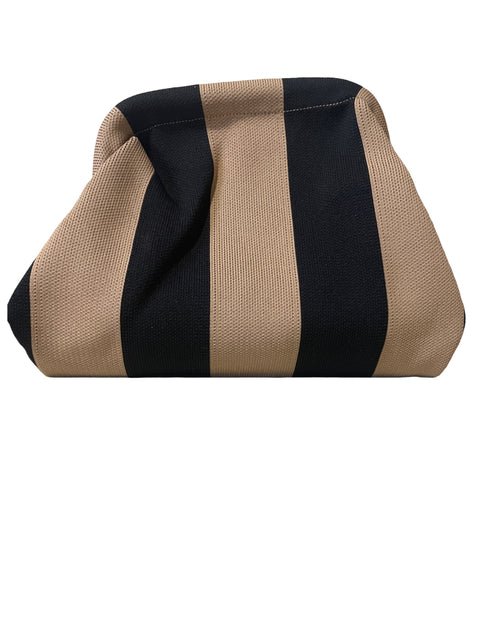 Cartera Tesoro Tps Rayas Sobre Beige - Talla U