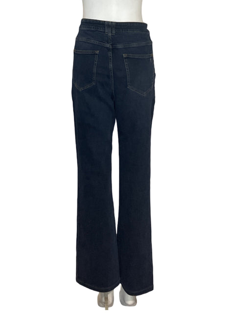 Pantalón Pilcro Ajustado Bolsillo Azul - Talla 30