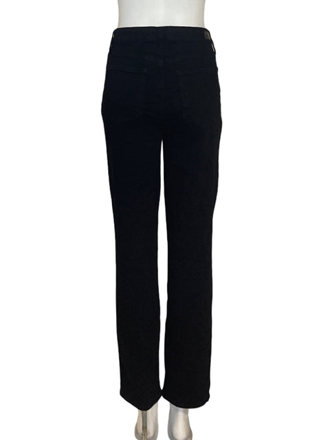 Pantalón Paige Recto Wide leg Negro - Talla 30