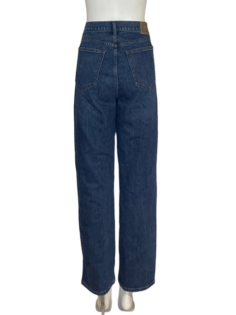 Pantalón Denim Forum Recto Wide leg Azul - Talla 32