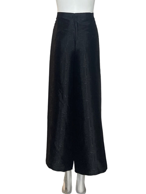 Pantalón Tesoro Tps de Seda Embolvente Estampado Negro - Talla U