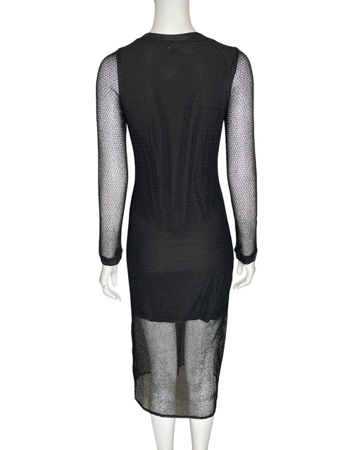 Vestido Jonathan Simkhai Manga larga Midi Negro - Talla S
