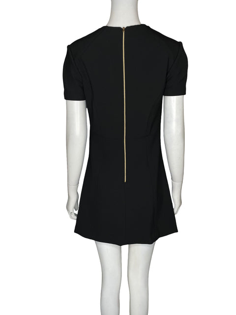 Vestido Tara Jarmon Midi Aplique Negro - Talla S