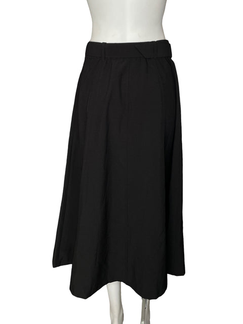Falda Milk & Honey Midi Vuelos Negro - Talla S