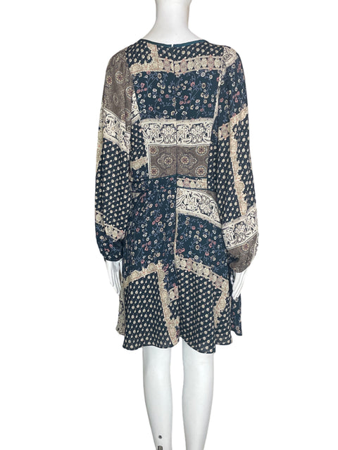 Vestido Sugar+lips Estampado Midi Azul - Talla L