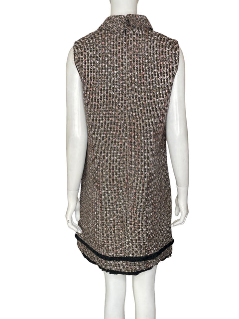 Vestido Karen Millen Wool mix boucle tailored Rosado - Talla 12