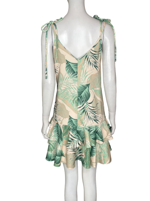 Vestido Michelle Forero Estampado Tropical Verde - Talla M