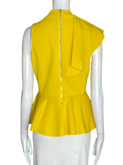 Blusa Tesoro Tps Ruchas Sin mangas Amarillo - Talla S