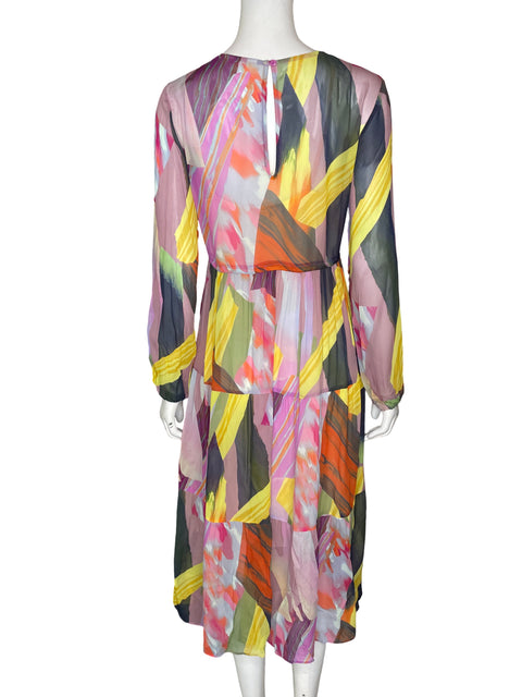 Vestido Gorman de Viscosa Cuello redondo Maxi Rosado - Talla 6