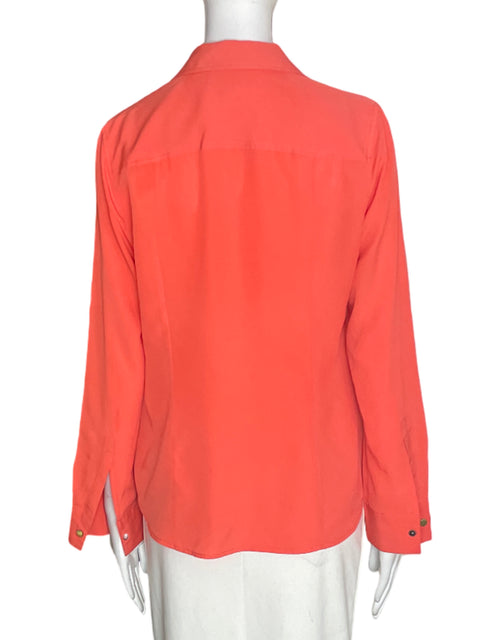 Blusa Michael Kors Zipper Manga larga Naranja - Talla M
