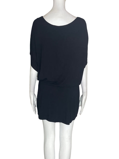 Vestido Lelis Blanc Manga corta Midi Azul - Talla S