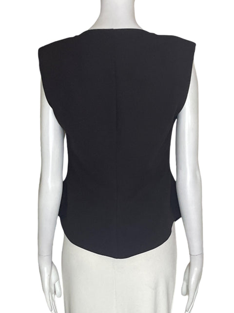 Blusa Zara Sin mangas Liso Marrón - Talla M
