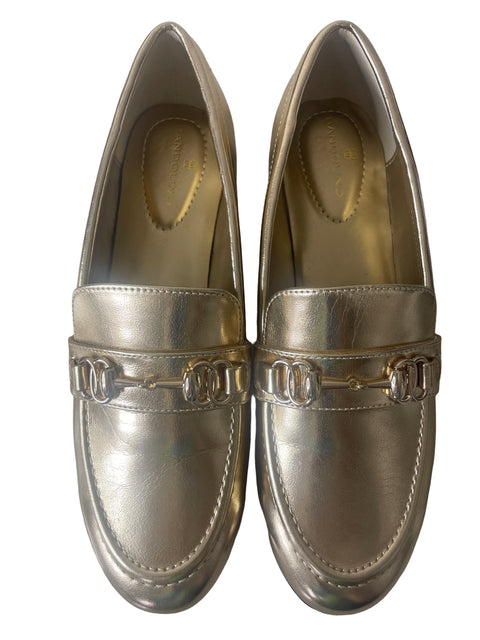 Zapato Bandolino Mocacine Cerrado Dorado - Talla 8.5
