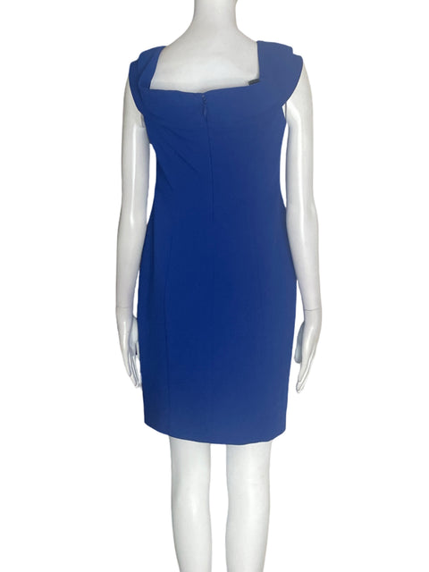 Vestido Black Halo Midi Sin mangas Azul - Talla 4
