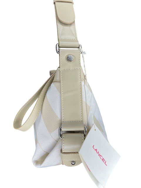 Cartera Lancel Baguette Jaquard Estampado Beige - Talla U